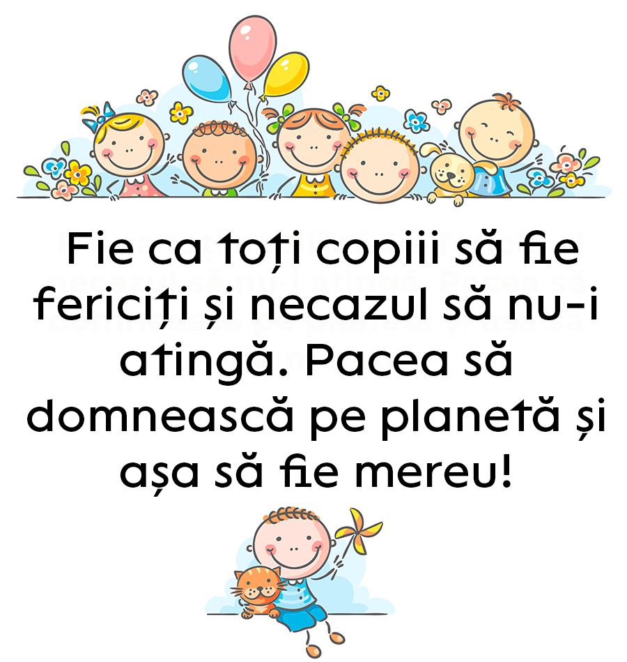Cele mai frumoase mesaje de 1 iunie