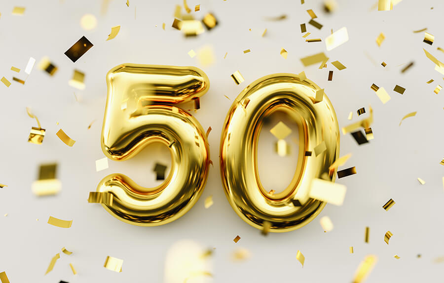 La mulți ani 50 ani