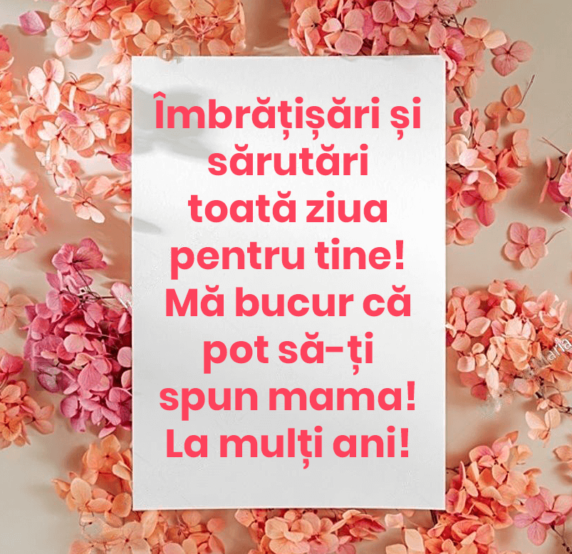 La mulți ani mama
