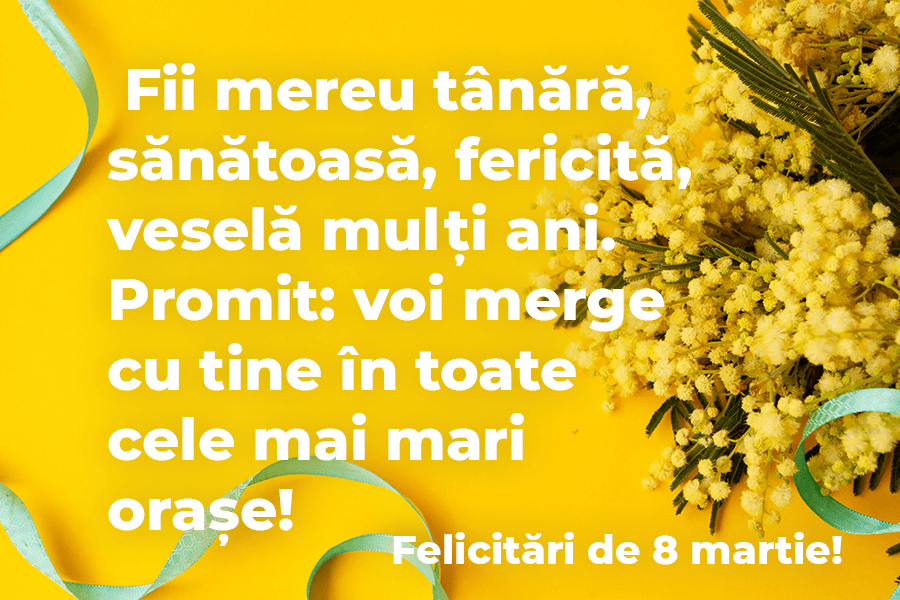 Mesaje deosebite de 8 martie