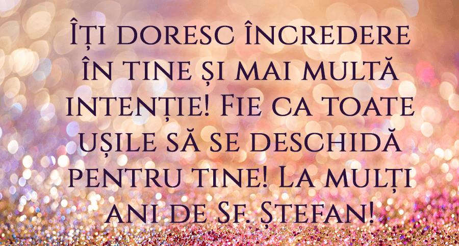 Mesaje haioase de Sf. Ștefan